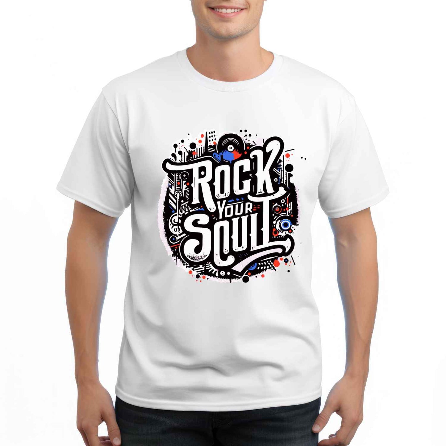 Rock Your Soul Graphic T-Shirt – Music Lover Streetwear Tee
