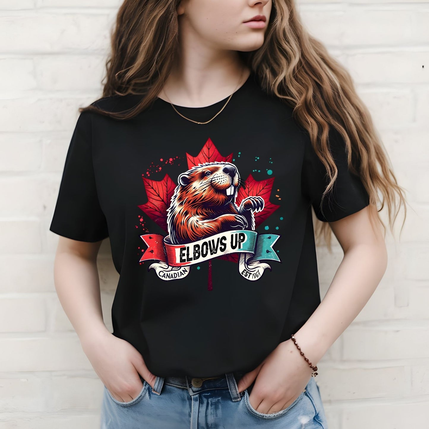Elbows Up Beaver